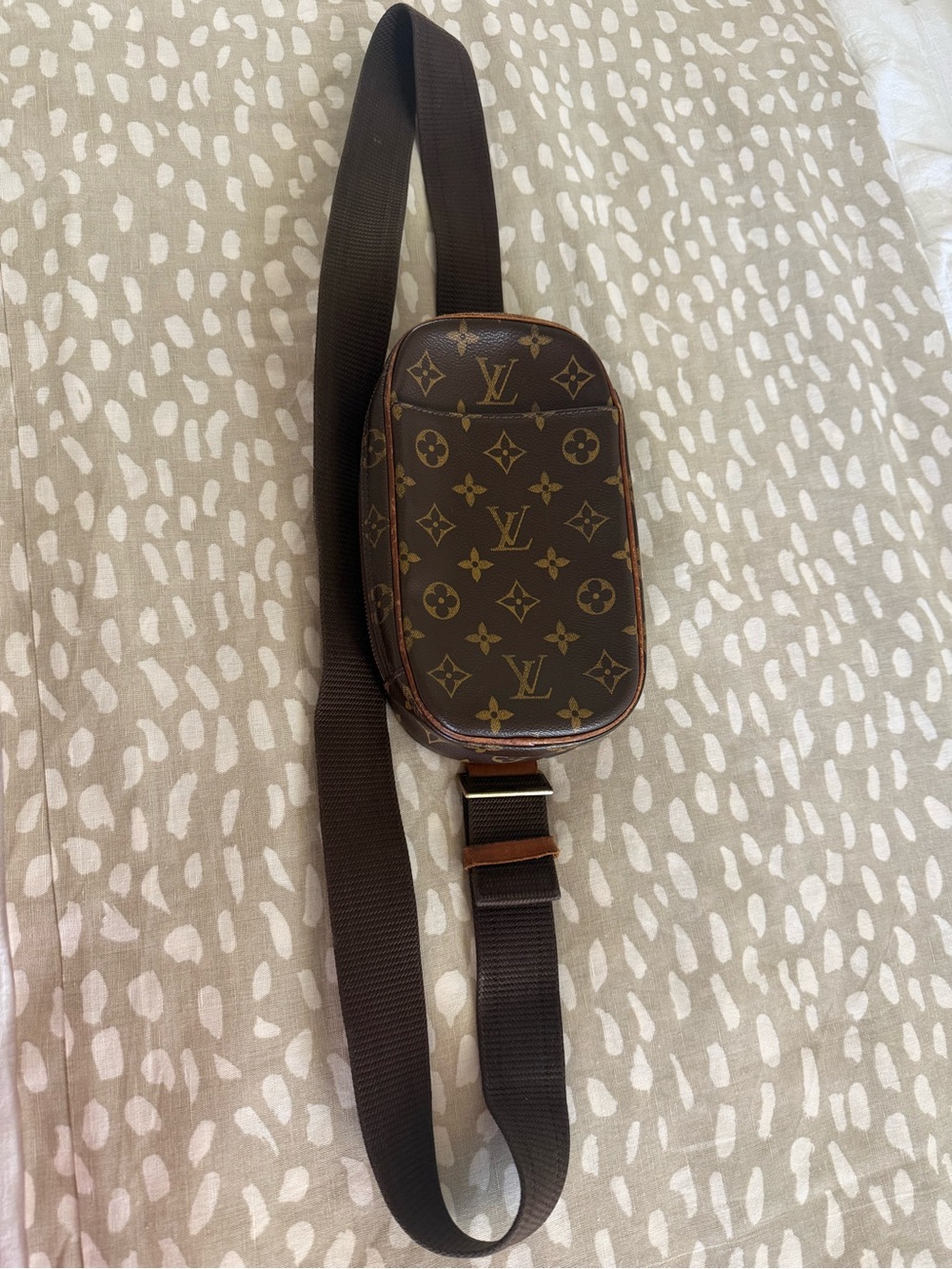 Louis Vuitton Brown Monogram Crossbody Sling Bag - Picture 2 of 9